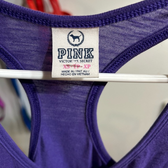 VS pink tank top with sequins size xs - Picture 1 of 3